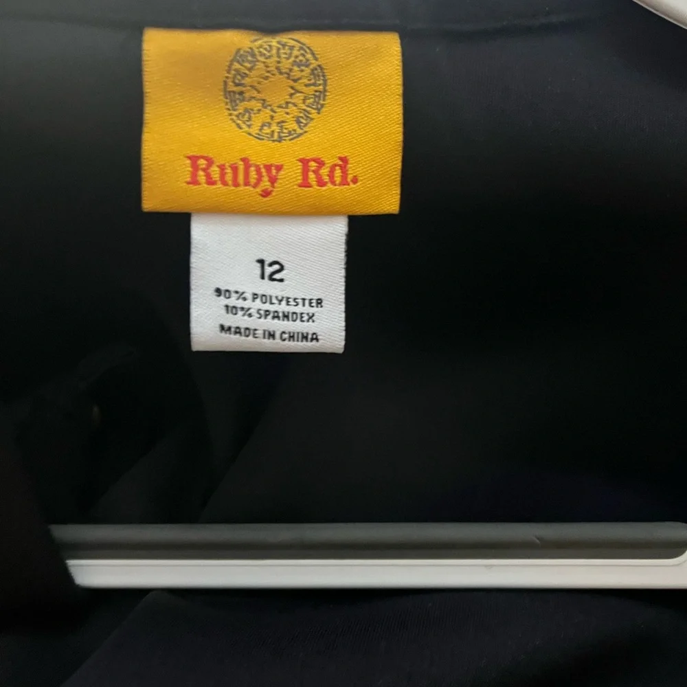 Ruby Rd. Black Button-Up Dress - Picture 11 of 12